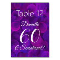 Elegant Purple 60 and Sensational Birthday Party