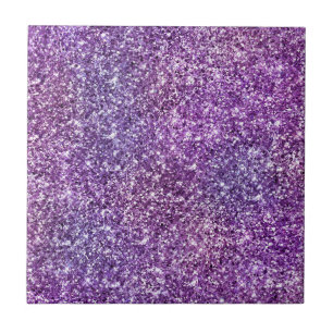 Elegant Purple Abstract Stylish Chic Pattern Tile