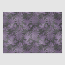 Elegant Purple Black Floral