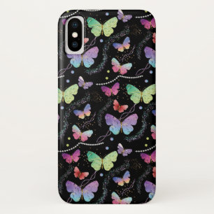  Elegant Purple Bright Butterflies Case-Mate iPhone Case