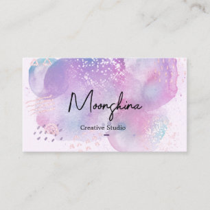 Elegant Purple Business Card