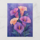Elegant Purple Calla Lilies