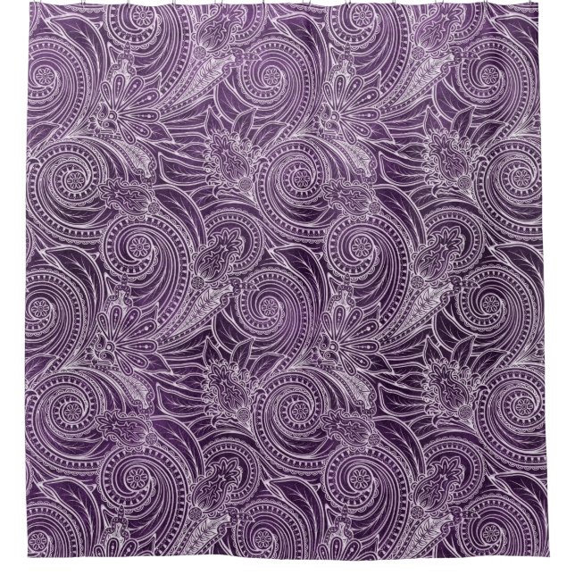 Elegant Purple Damasks (Front)