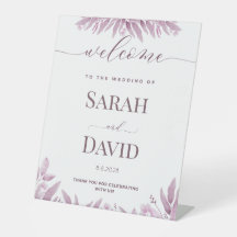 Elegant Purple Eucalyptus Wedding