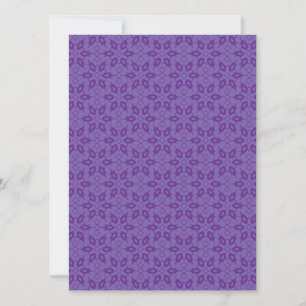 Elegant Purple Geometric Invitation Card