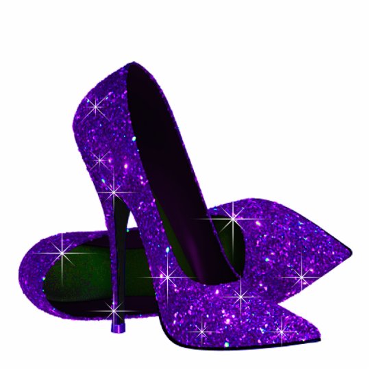 lilac high heel shoes
