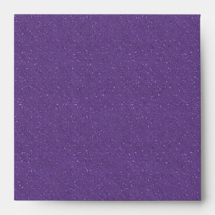 Elegant Purple Glitter Linen Envelopes