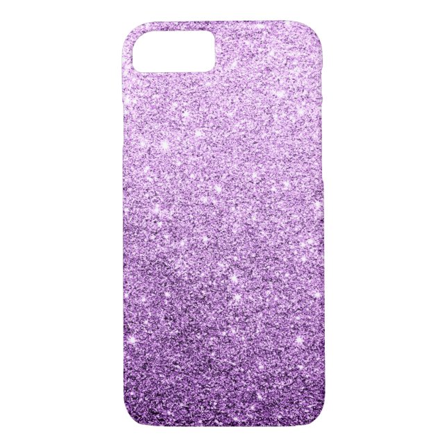 Elegant Purple Glitter Luxury iPhone 7 Case (Back)