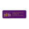 Elegant Purple & Gold Class of 2018 Graduation