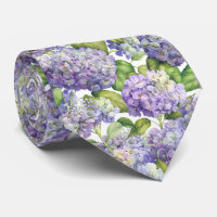 Elegant Purple Hydrangea Floral Pattern Wedding