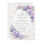 Elegant Purple Lilac Lavender Roses Wedding