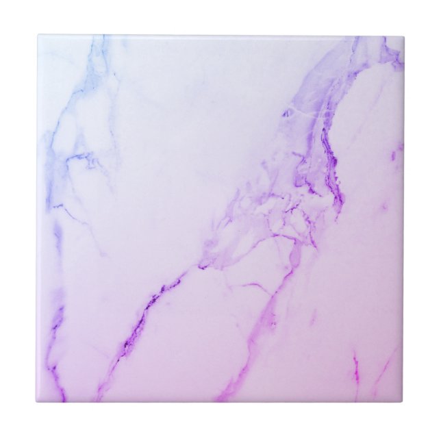 Elegant Purple Marble Design Tile (Front)