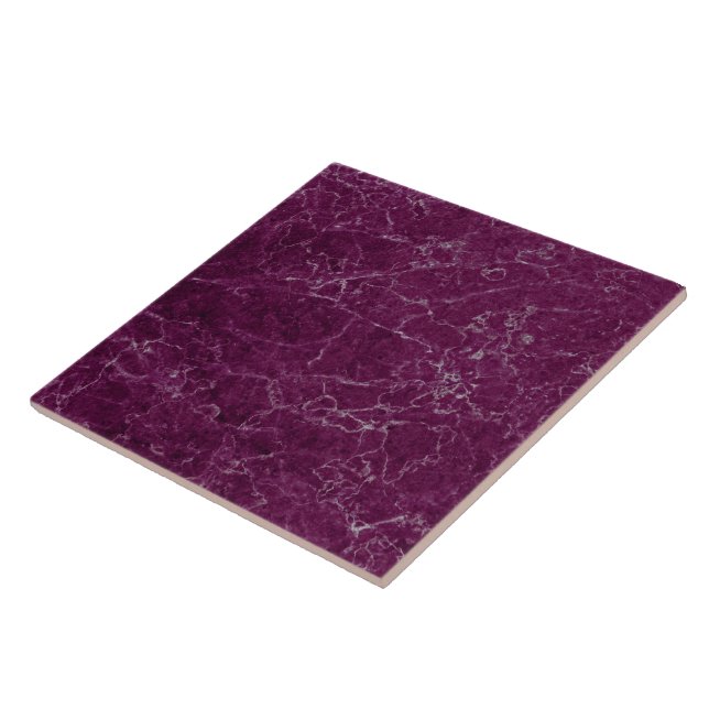 Elegant Purple Marble Stone Texture Tile (Side)