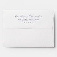 Elegant Purple Minimalist Calligraphy
