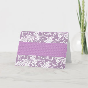 Elegant Purple Note Cards