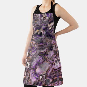 Elegant purple quartz granite stone marble pattern apron