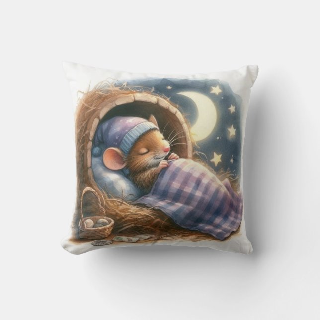 Elegant Purple Throw Pillow   (Front)