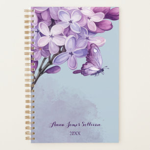 Elegant Purple Watercolor Appointment Planner