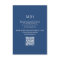 Elegant QR Code Online RSVP Wedding Timeline Blue