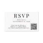 Elegant QR Code Wedding RSVP