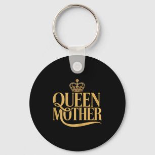Elegant queen mother design for women keychain