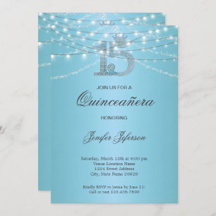 Elegant Quinceanera Invitation