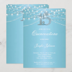 Elegant Quinceanera Invitation