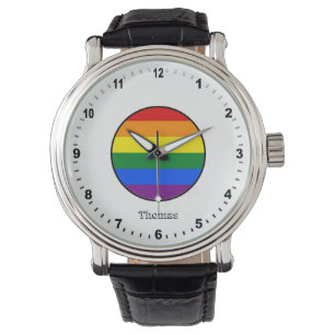 Elegant Rainbow Watch & Rainbow Pride colours