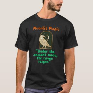 Elegant Raven Art  T-Shirt