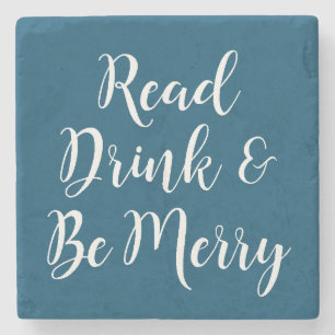 Elegant Reading Book Group - Read Stone Coaster