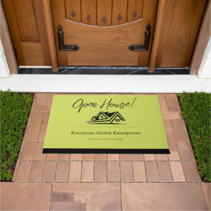 Elegant Real Estate Agent House Business Doormat