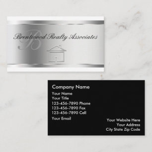 Elegant Real Estate Business Cards
