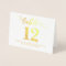 Elegant Real Gold Foil Wedding Table Numbers Large
