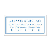 Elegant Rectangular Wedding Return Address
