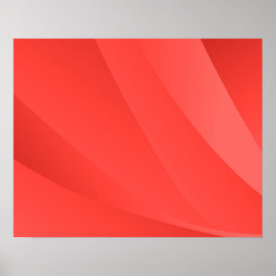 Elegant Red Abstract Geometric Background   Poster