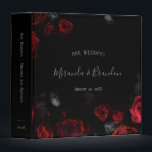 Elegant Red and Black Floral Wedding Planner Binder<br><div class="desc">Elevate your wedding planning with our unique and incredibly stylish Custom Elegant Red and Black Floral Wedding Planner 3-ring binder. This meticulously designed binder flaunts a sophisticated floral pattern in contrasting hues of red and black, setting the tone for a memorable and chic wedding event. The 3-ring mechanism ensures all...</div>