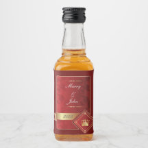 Elegant red and gold