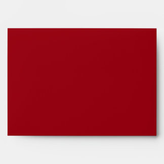 Elegant Red Black Linen Envelopes