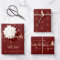 Elegant Red Copper Merry Christmas Quote Gift
