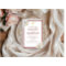 Elegant Red/Gold Holy Communion Invitation