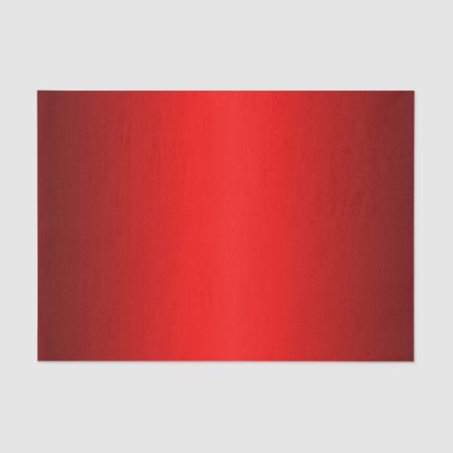 Elegant Red Gradient to Black  Tissue Paper (Front)