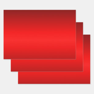 Elegant Red Gradient to Black  Wrapping Paper Sheet