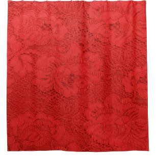 Elegant red lace, seamless texture