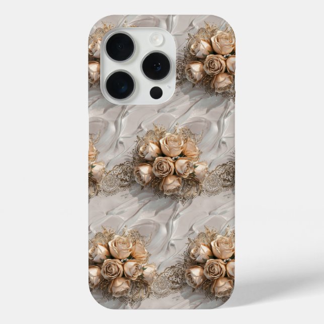 Elegant Red Rose Gold #4 Case-Mate iPhone Case (Back)