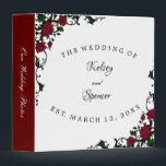 Elegant Red Rose Photo Binder<br><div class="desc">Share your big day with your friends and family with this simple yet elegant design.</div>