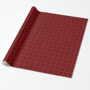 Elegant Red Starburst Pattern Premium Wrapping Pap Paper