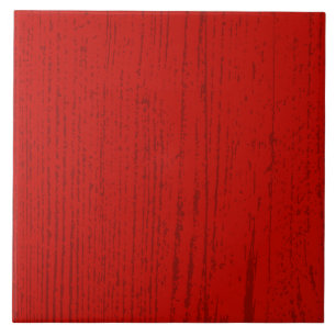 Elegant Red Wood Grain Tile