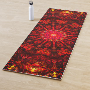Elegant Red Yoga Mat