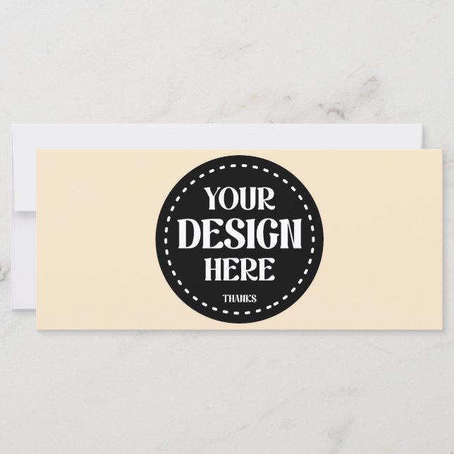 Elegant, refined, sleek & minimalist card (Front)