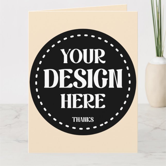 Elegant, refined, sleek & minimalist card (Front)